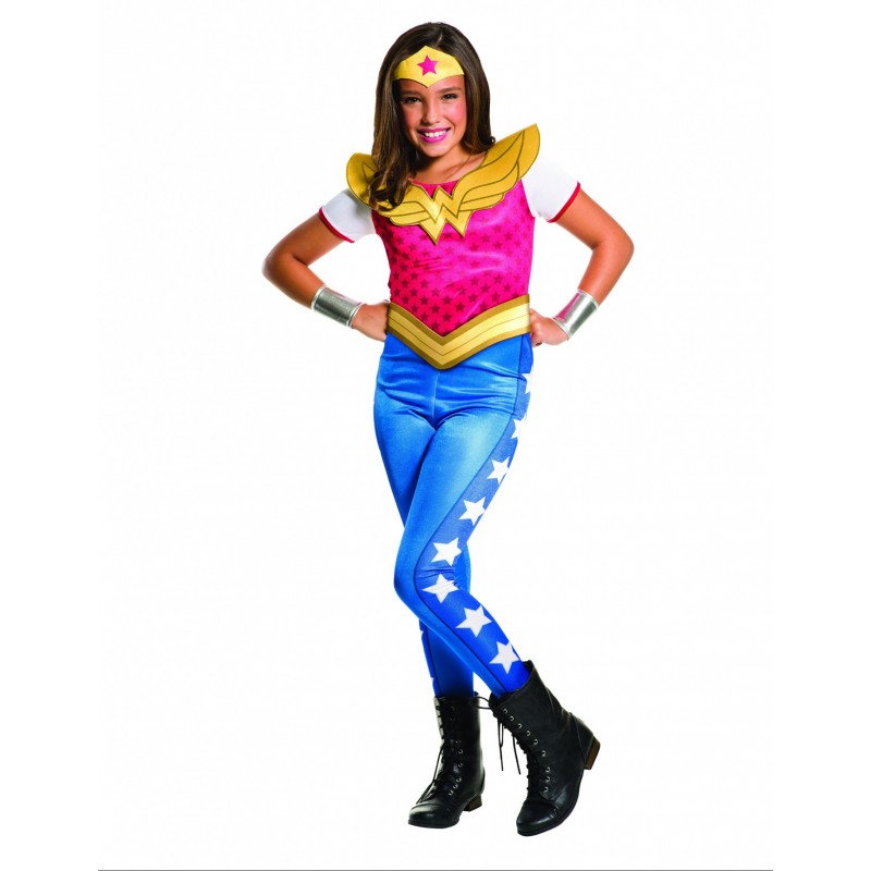DISFRAZ DE WONDER WOMAN DC SUPER HERO GIRLS PARA NIÑA