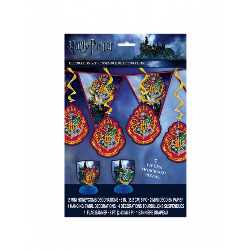 Kit de Decoración de Fiesta Harry Potter Funbu Multicolor 49 Piezas