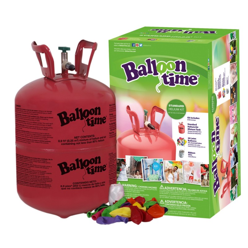Botella de helio desechable de 0,15m3 para tus fiestas. Helio para globos.  #Helioparaglobos