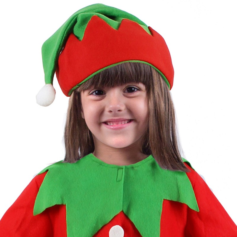 Cubre bota duende o elfo infantil marrón para disfraz Navidad en #sevilla