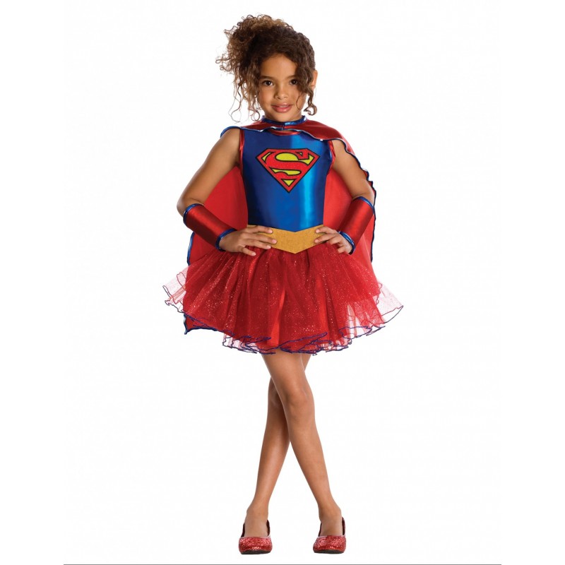 Cuota uno Eclipse solar Disfraz de supergirl con tutú para niña | Party Fiesta