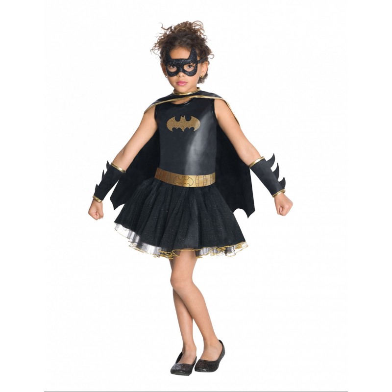 Disfraz de batgirl con tutú para niña | Party Fiesta