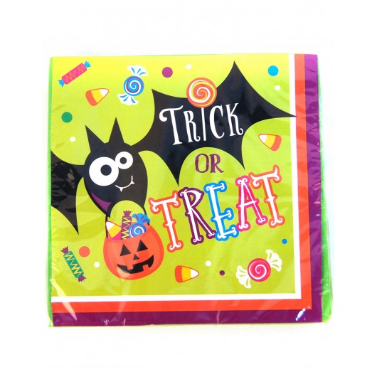 16 TOVALLONS TRICK OR TREAT HALLOWEEN 33CM
