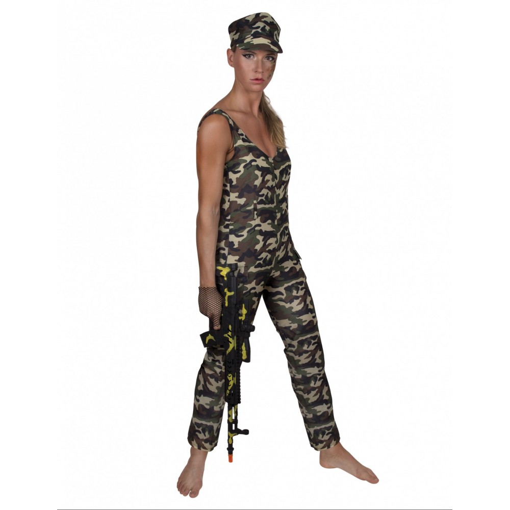 Disfraz Mujer Militar - Comprar Online {Miles de Fiestas}