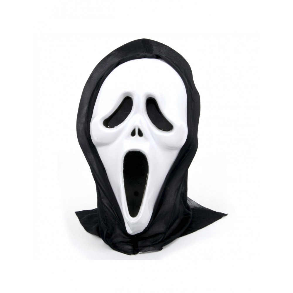 blanco Apuesta Detallado Máscara fantasma psicópata | Party Fiesta