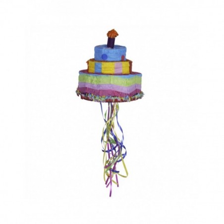 Piñata para cumpleaños, modelo tarta -  - Regalos originales  y personalizados