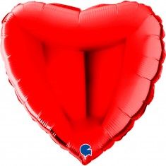Formballon Herz rot 56 cm