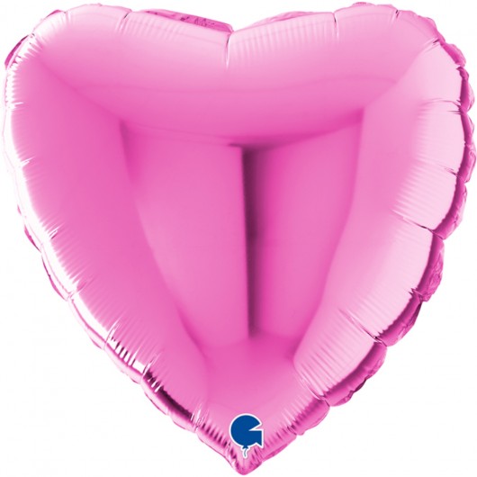Formballon Herz pink 56 cm