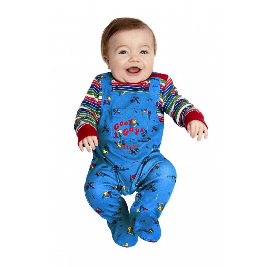 Kostüm Schlafanzug Chucky für Babys