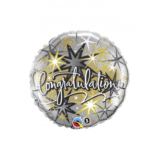 Eleganter Mylar Luftballon Congratulations