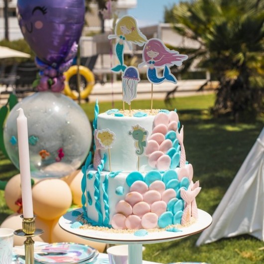 Cake Topper Meerjungfrauen