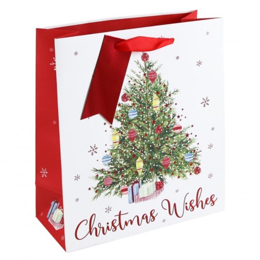 Tüte mittelgroß Baum Christmas Wishes