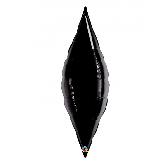Ballon in Form eines schwarzen Lochs 45 cm