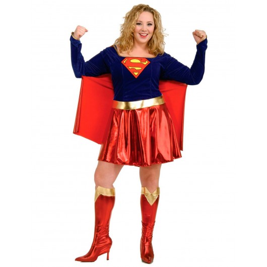 Kostüm Supergirl (große Größe)