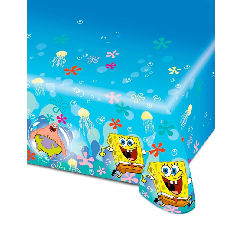 Plastiktischdecke Sponge Bob 120x180 cm
