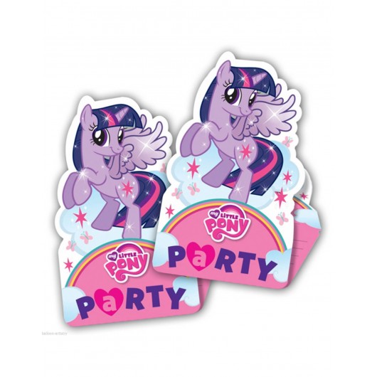 8 Einladungen 'My Little Pony'