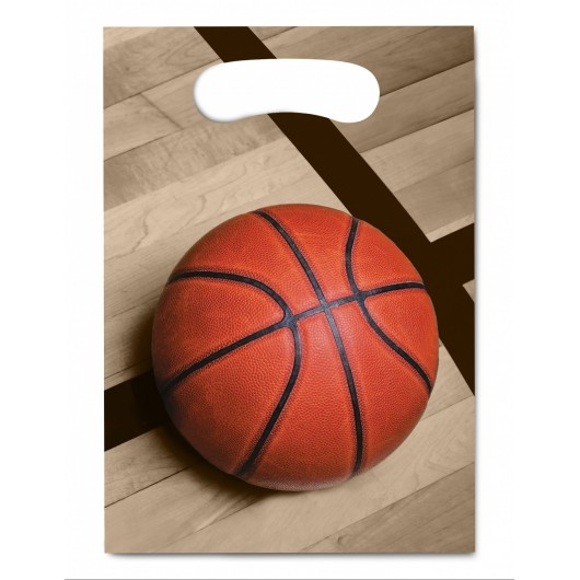 8x Plastiktüten Basketball