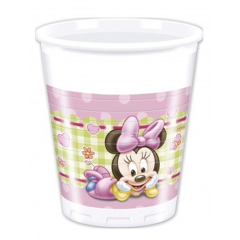 8x Becher Minnie Mouse Baby