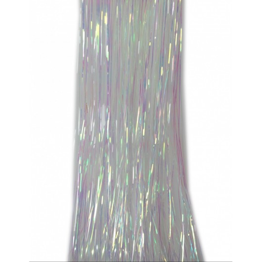 Lametta Träneneffekt weiß 50 x 40 cm