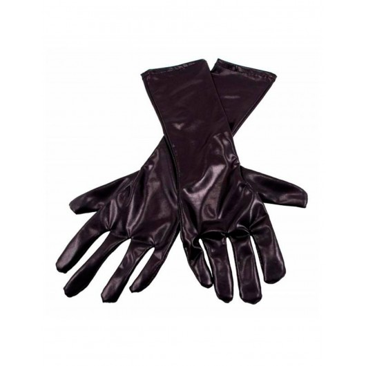 Handschuhe schwarz glitzernd