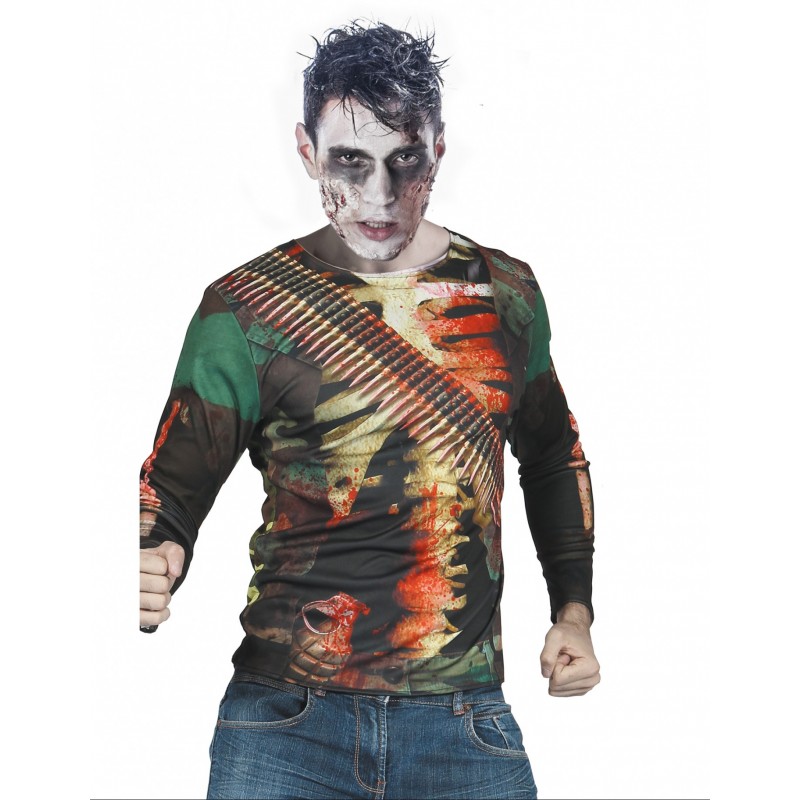 T-Shirt Zombie-Soldat