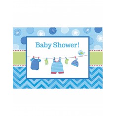 8x Einladung Baby Shower...