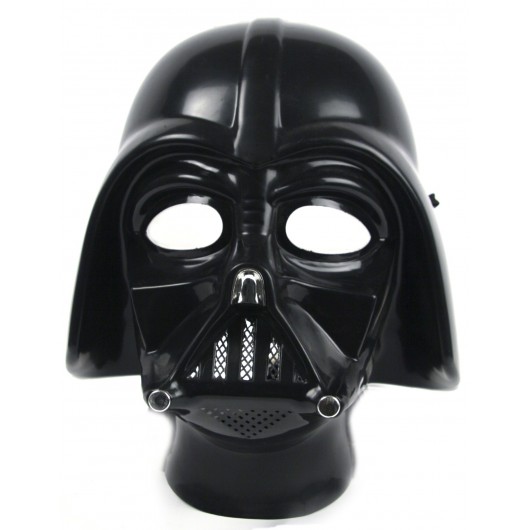 Maske Darth Vader für halbes Gesicht