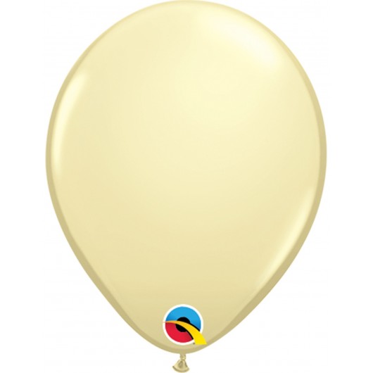 100x Latexballon elfenbein 13 cm