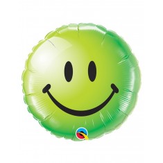 Mylar-Ballon grüner Smiley
