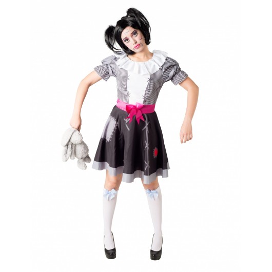 Kaputte Puppe Kostüm für Damen (XS)