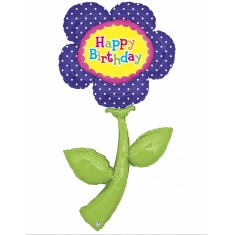 Formballon Blume Happy...