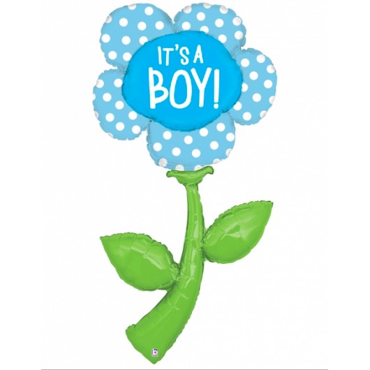 Formballon Blume “It's a boy” 152 cm