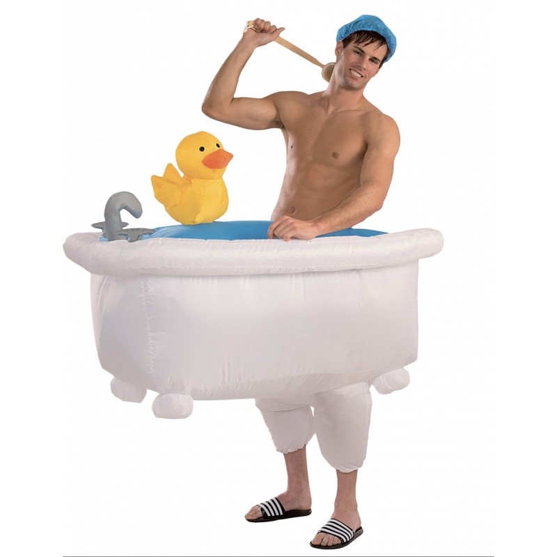 Aufblasbare Badewanne Kostüm für Erwachsene