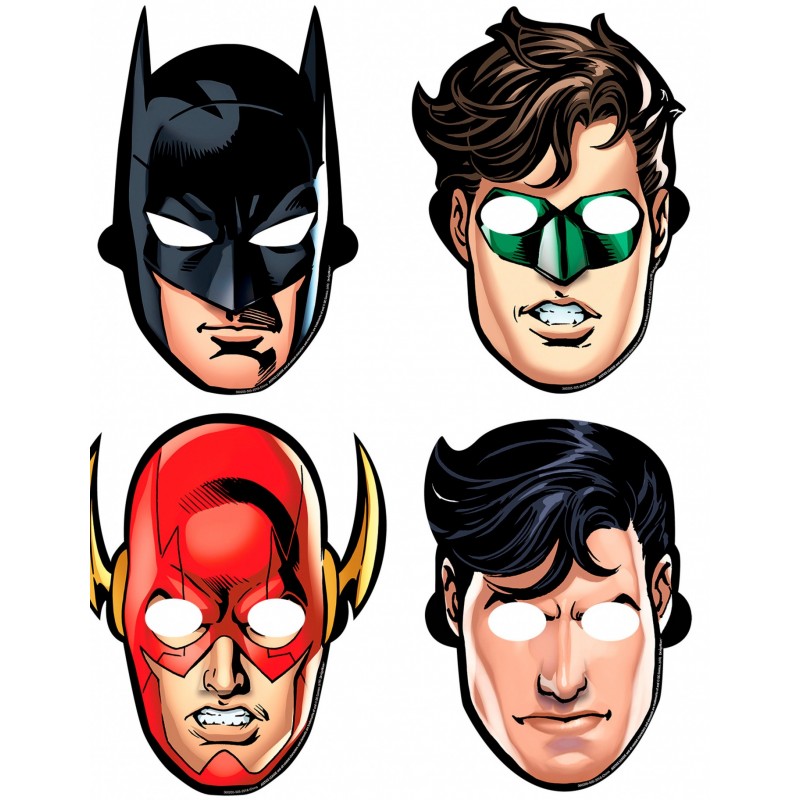 8x Maske League of Justice