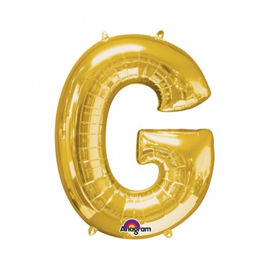Formballon Buchstabe G gold 86 CM