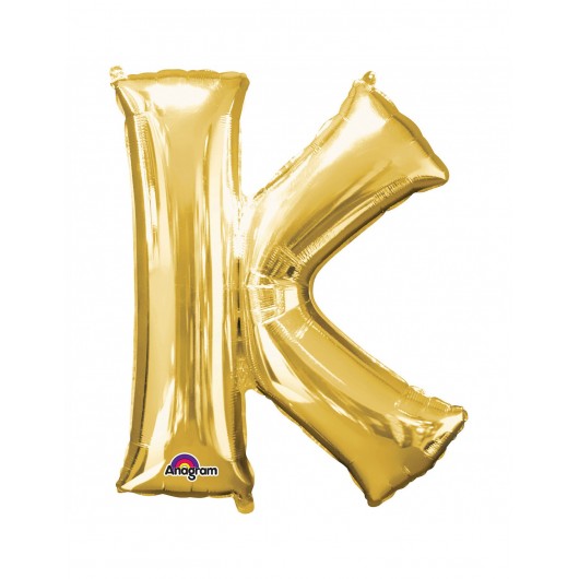 Luftballon K 40 cm gold