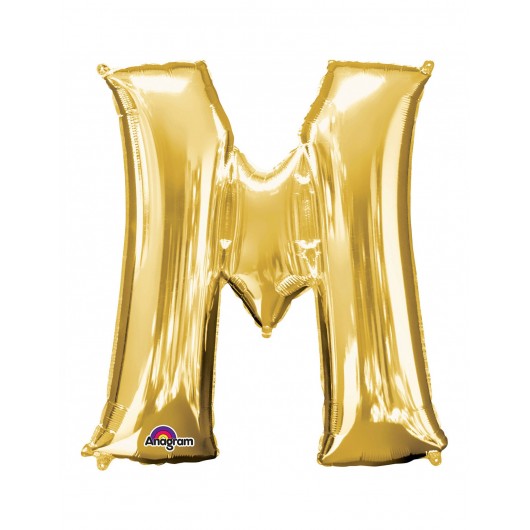 Luftballon M 40 cm gold