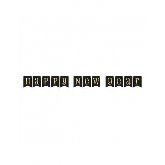 Happy New Year Banner-Girlande