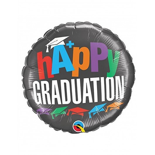 Luftballon 'Happy graduation'