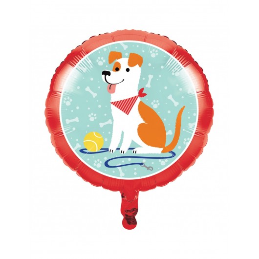 Hunde-Party Mylar-Ballon 45cm