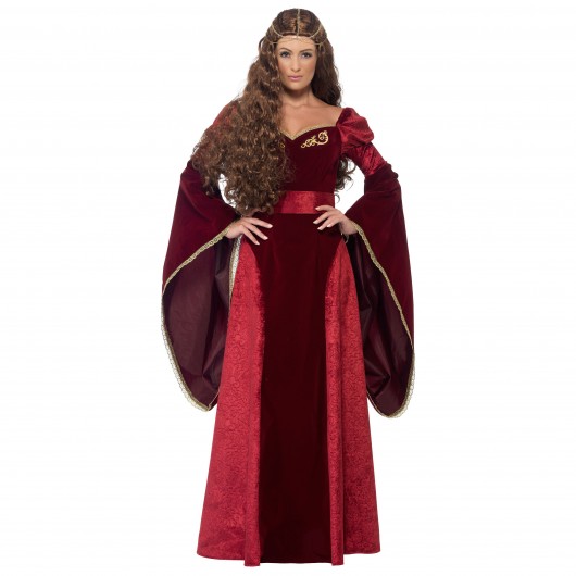 Kostüm mittelalterliche Königin für Damen