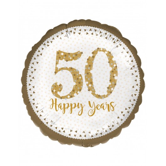 50. Jahrestag Mylar-Ballon