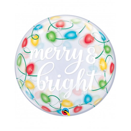 Bubble-Ballon ''Merry & Bright''
