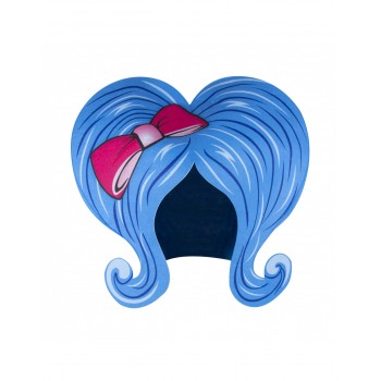 Mütze blaue Haare