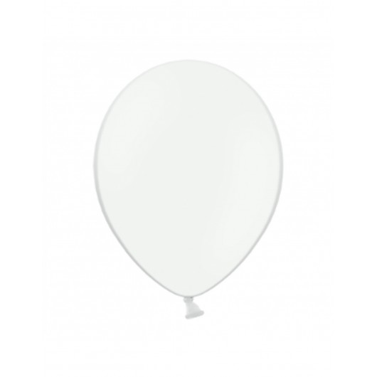 8x Luftballon weiß pastell premium 30 cm