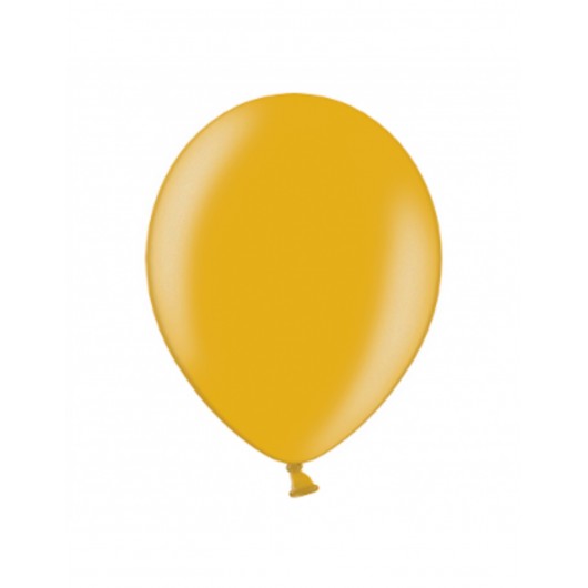 8x Luftballon gold metallic premium 30 cm