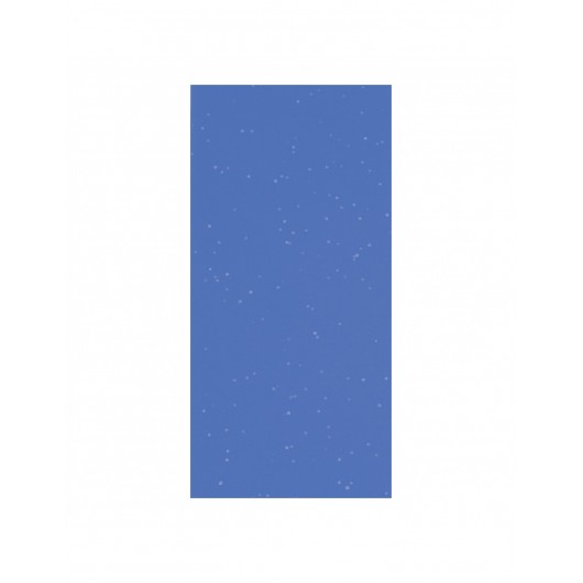 6x Blatt Seidenpapier Glitter blau