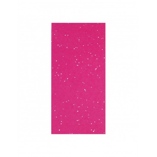 6x Blatt Seidenpapier Glitter pink