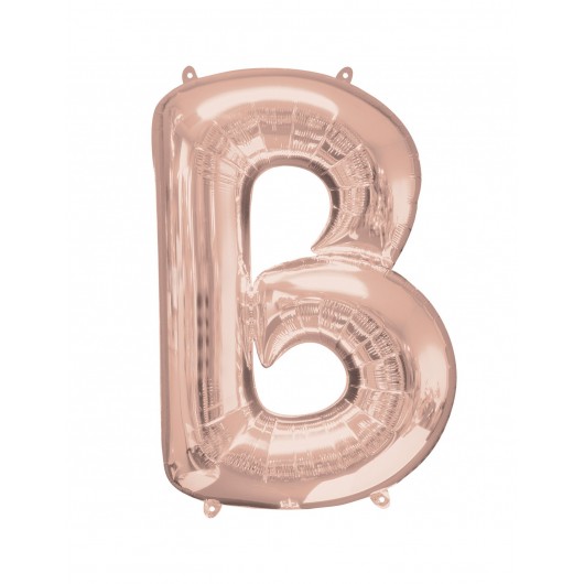 Buchstabenballon B rose gold 40 cm