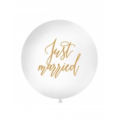 Ballon 'Just Married'...